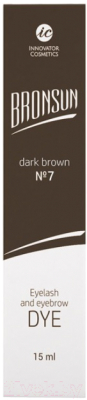 Краска для бровей Bronsun Для бровей и ресниц №7 темно-коричневый (15мл)