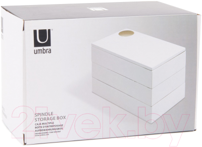 Шкатулка Umbra Spindle 308712-660 (белый)