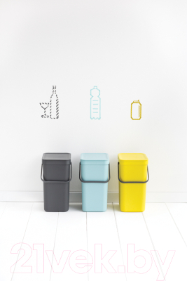 Мусорное ведро Brabantia Sort&Go / 109966 (16л)