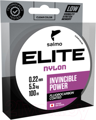 Леска монофильная Salmo Elite Fluoro Coated Nylon 100/022 / 4118-022