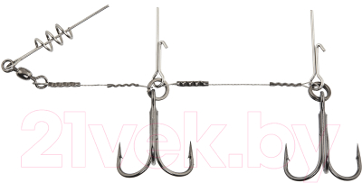 

Комплект оснастки для приманки Lucky John, Stinger SSW 1X7 №01 / LJP7401-3646