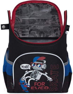 Школьный рюкзак Grizzly RAn-083-2 (черный)