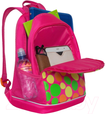 Школьный рюкзак Grizzly RG-063-5 (ярко-розовый)