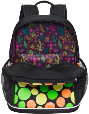 Школьный рюкзак Grizzly RG-063-5 (черный)