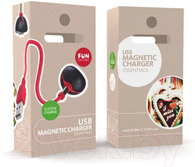 Зарядное устройство для интимных игрушек Fun Factory Magnetic Charger для вибраторов / 67442