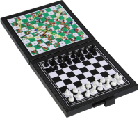 Набор настольных игр Играем вместе Шахматы магнитные / 1704K634-R (3в1) - 
