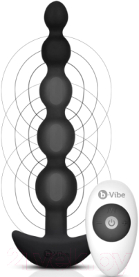 Вибропробка B-Vibe Cinco Anal Beads / 99479 (черный)
