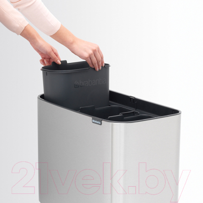Система сортировки мусора Brabantia Bo Touch Bin / 316081 (3x11л)