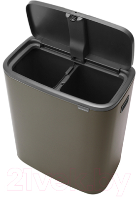 Система сортировки мусора Brabantia Bo Touch Bin / 221521 (2x30л)