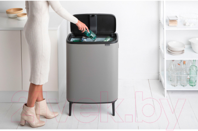 Мусорное ведро Brabantia Bo Touch Bin Hi / 130281 (60л)