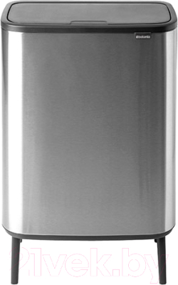 Система сортировки мусора Brabantia Bo Touch Bin Hi / 130649 (2x30л)