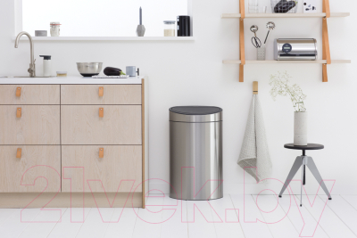 Мусорное ведро Brabantia Touch Bin New / 114823 (40л)