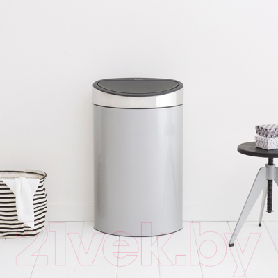 Мусорное ведро Brabantia Touch Bin New / 114861 (40л)