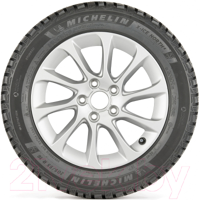 Зимняя шина Michelin X-Ice North 4 225/60R18 104H Run-Flat (шипы)