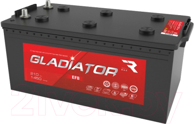 Автомобильный аккумулятор Gladiator EFB Евро 3 (210 А/ч)