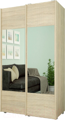 

Шкаф Лером, Фасады МДФ с зеркалом КП-321-СН