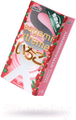 Презервативы Sagami Xtreme Strawberry №10 / 730/1