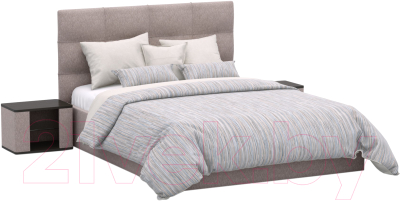 Двуспальная кровать Sofos Вена тип A с ПМ 160x200 (Verso Pebble)