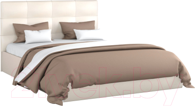 Двуспальная кровать Sofos Вена тип A с ПМ 180x200 (Marvel Pearl Shell)