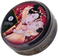 Эротическое массажное масло Shunga Romance клубника и шампанское / 274608 (30мл) - 