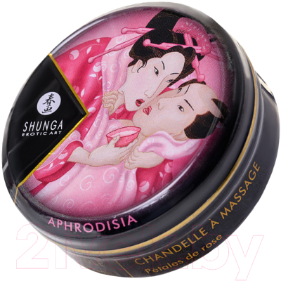 Свеча массажная эротическая Shunga Romance роза 274600 (30мл)