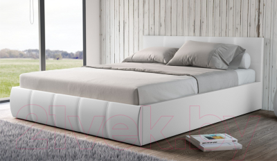 Полуторная кровать Sofos Верона тип A с ПМ 140x200 (Teos White)