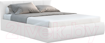 Двуспальная кровать Sofos Верона тип A с ПМ 160x200 (Teos White)