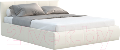 Двуспальная кровать Sofos Верона тип A с ПМ 180x200 (Teos Milk)