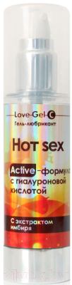 Лубрикант-гель HOT Sex с экстрактом имбиря / 12001 (55г)