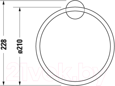 Кольцо для полотенца Duravit Starck T 0099471000