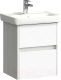 Миниатюра изображения товара Тумба с умывальником Aqwella Сити 50 / SI0105DK/CI0105DK (подвесная)