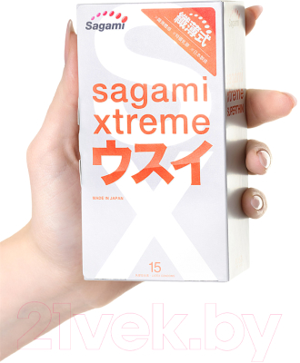 Презервативы Sagami Xtreme 0.04мм №15 / 720/1