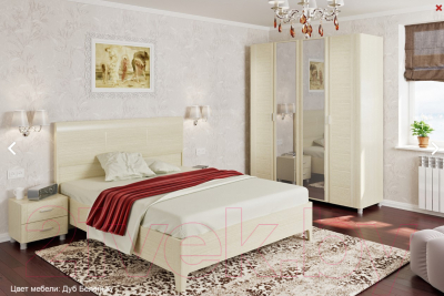 

Полуторная кровать Лером, Камелия КР-2762-БД 140x200