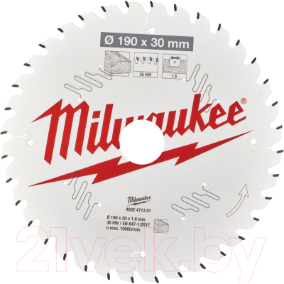 Пильный диск Milwaukee 4932471301