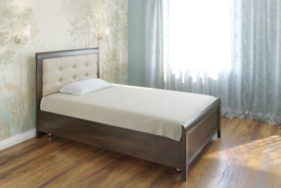 Полуторная кровать Лером Карина КР-2031-АТ 120x200 (акация молдау)
