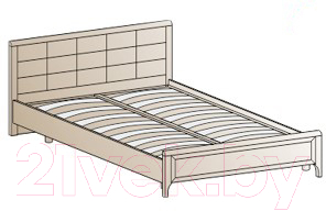 Полуторная кровать Лером Карина КР-2031-СЯ 120x200 (снежный ясень)