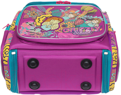 Школьный рюкзак Grizzly RAr-080-4 (фиолетовый/мятный)