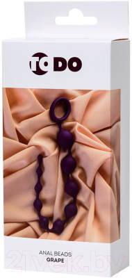 Бусы интимные ToyFa ToDo Grape / 356005 (фиолетовый)