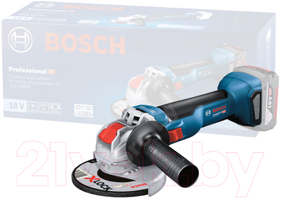 

Профессиональная угловая шлифмашина Bosch, GWX 18V-10 Solo