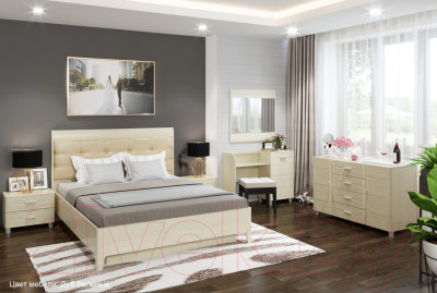 

Полуторная кровать Лером, Камелия КР-1071-СН 120x200
