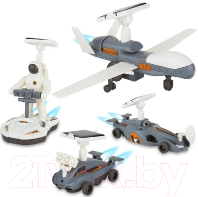 Изображение товара Конструктор 1Toy Экспериментариум. Космический флот на солнечной батарее / Т17498