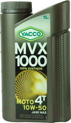 Моторное масло Yacco MVX 1000 4T 10W40 (1л)