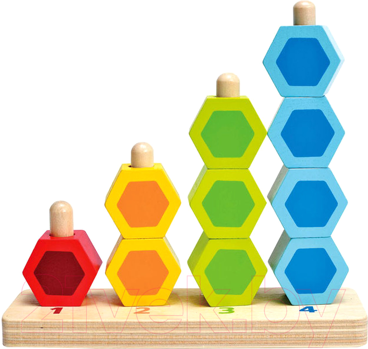 Развивающая игрушка Hape Цветные соты / E0504-HP