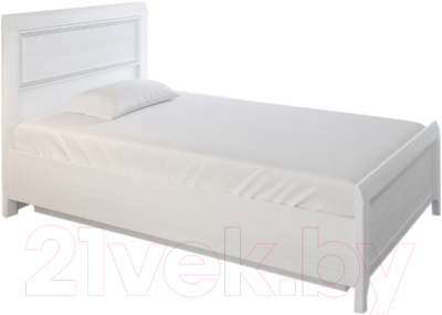 Полуторная кровать Лером Карина КР-1021-СЯ 120x200 (снежный ясень)