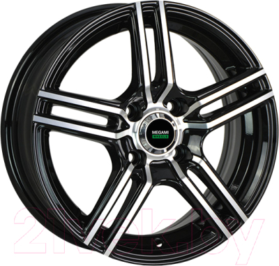Литой диск Megami MGM-1 14x5.5 4x100мм DIA 73.1мм ET 35мм BKF