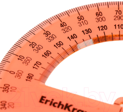 Изображение товара Транспортир Erich Krause Neon / 49553