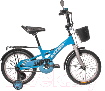 

Детский велосипед Black Aqua, Wave New 18 KG1828 со светящимися колесами