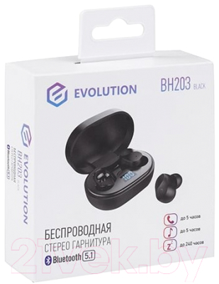 Беспроводные наушники Evolution BH203 (черный)