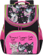 Школьный рюкзак Grizzly RAm-084-5 (черный/розовый) - 