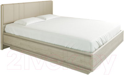 Двуспальная кровать Лером Карина КР-1014-ГС 180x200 (гикори джексон светлый)